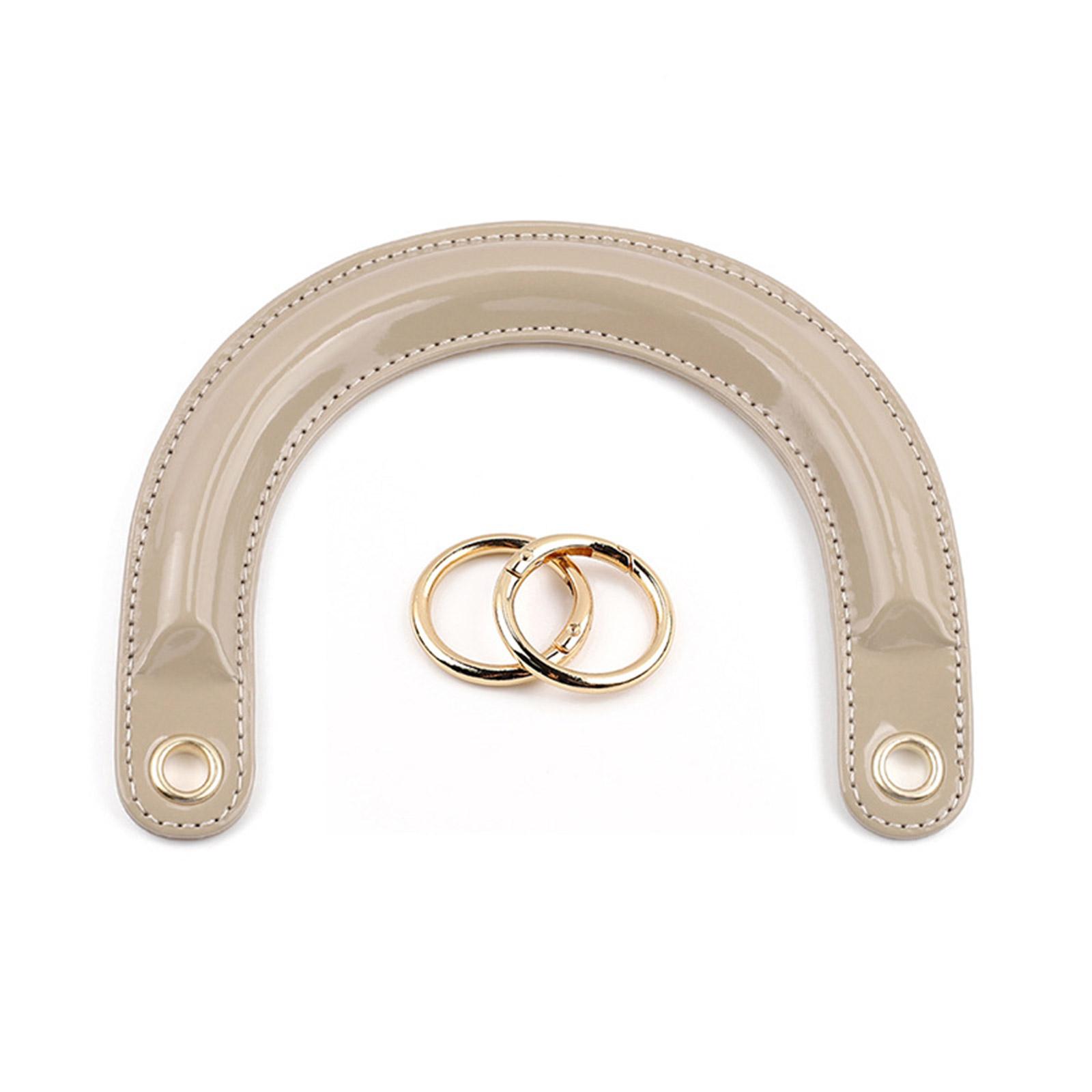 

Ручка U-образной формы для пляжной сумки, плетеной сумки, соломенной сумки, женского кошелька DIY, аксессуары для сумок ручной работы, сменные ручки для сумок 1 легкие хаки