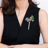 Multipurpose Fun Sophisticated Parrot Brooch Elegant Designs Portable Fashion Accessory for Performers Daily Outfit
