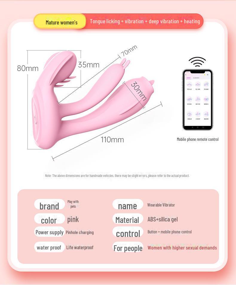 Tragbares, ferngesteuertes vibrierendes Schmetterlingsspielzeug für Paare – diskretes und unterhaltsames intimes Gadget für Studenten