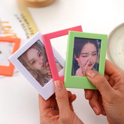 Magnetic Photo Frame Refrigerator Magnet for Instax 3Inch Photo Creative Display Stand Holder for Polaroid Card Desktop Decor