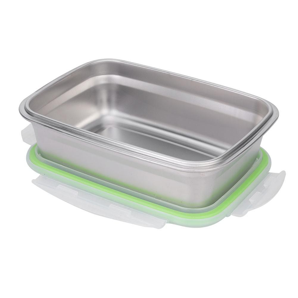 850ml Portable Outdoor Picnic Stainless Steel Lunch Box Sealing Food Box Container