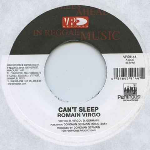 

7inch Record ROMAIN VIRGO - Can t Sleep VPS9144 VP 2008 US Reggae, Ska & Dub