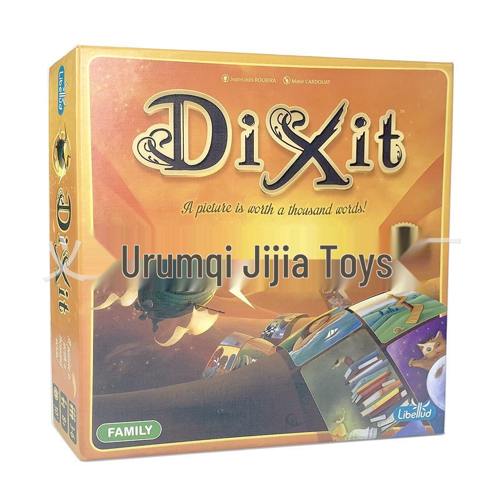 Dixit Odyssey: Gioco di Società Strategico in Inglese con Frammenti di Parole e Tappetino di Gioco