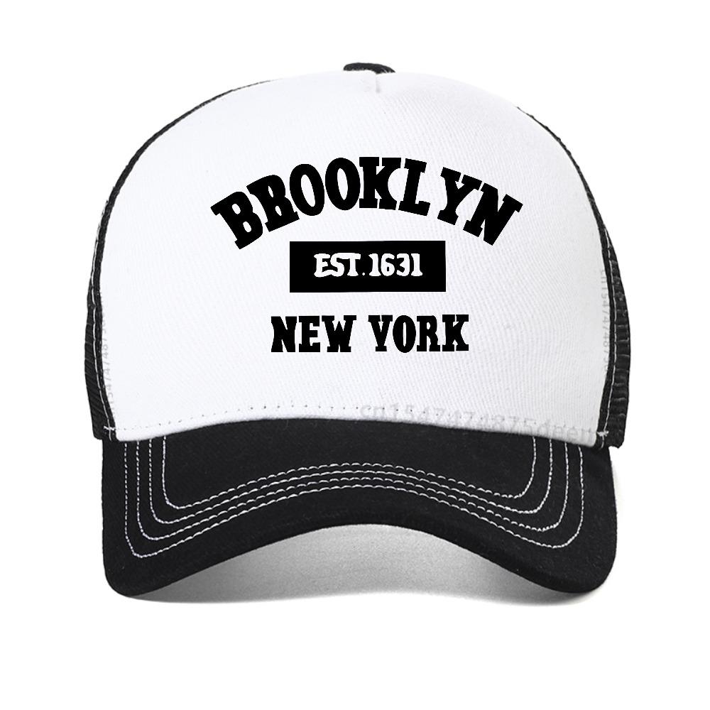 Sommer Freizeit Brooklyn New York Buchstabendruck Baseballkappe Mode Outdoor Sport Sonnenschutz Snapback Hüte Atmungsaktives Netz Trucker-Kappe
