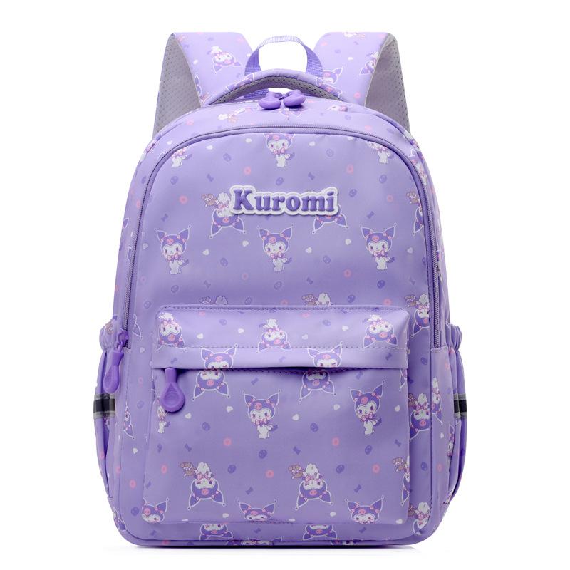 

New primary school students large-capacity schoolbag lightweight weight weight reduction fashion flower backpack leisure travel backpack women Small фіолетовий