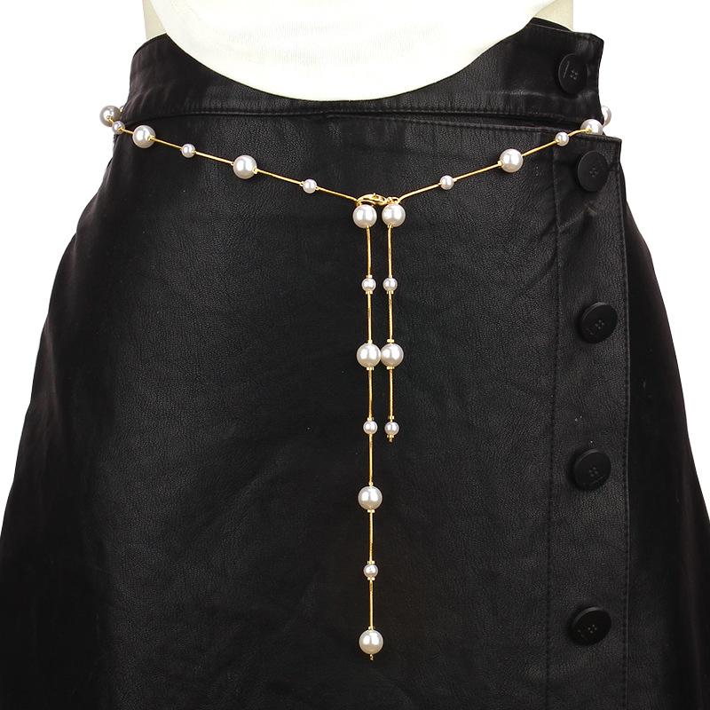 

Women S Waist Decoration, Simple Pendant Design, Chain with Versatile Jewelry Including Buckle Adjustabl S