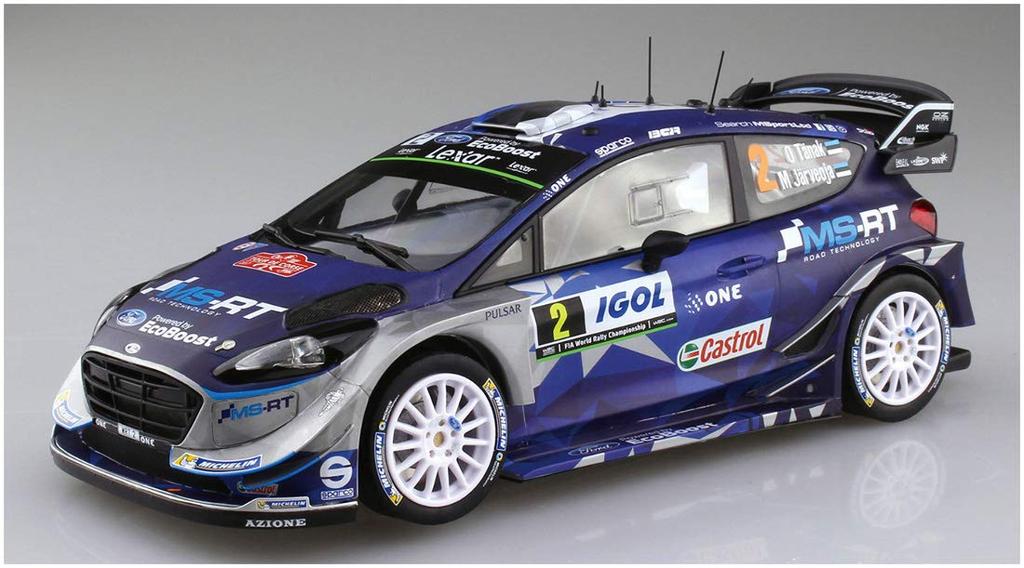 Aoshima Bunka Kyozai Skynet Belkit Series 13 Ford Fiesta RS WRC Tour de Corse 2017 Plastic Model 1/24 No.