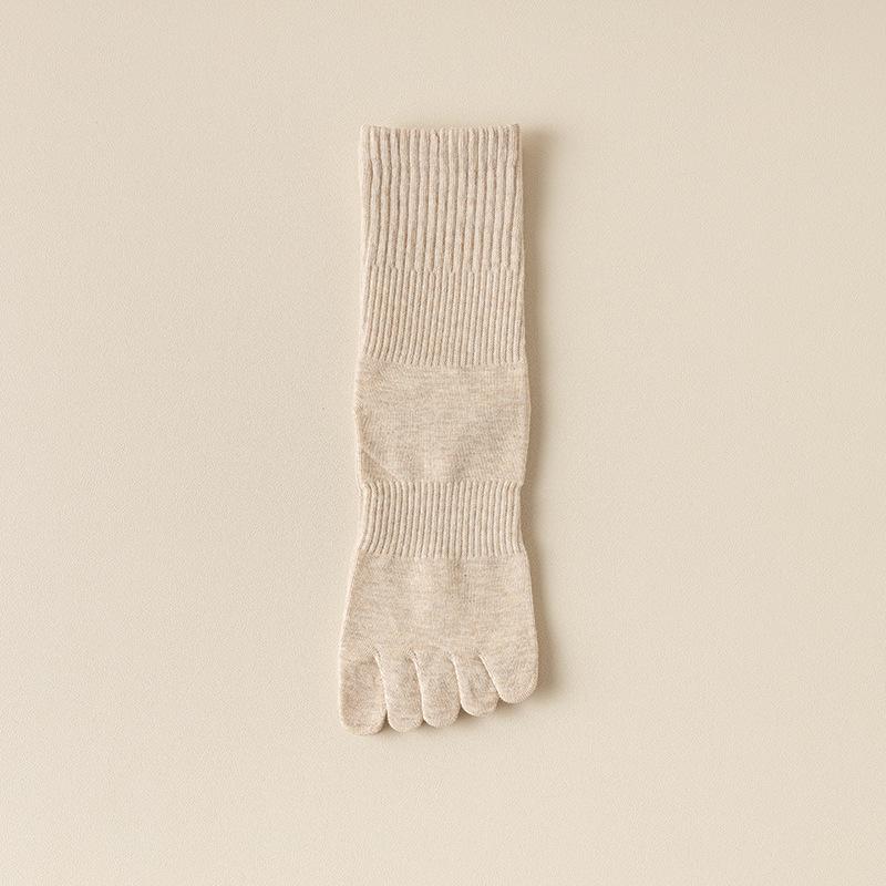 

1 пара женских носков с пятью пальцами на весну, в японском стиле, однотонные, женские спортивные носки с раздельными пальцами, каваий, хлопок, Харадзюку, носки с пальцами Size Suit For 35-42