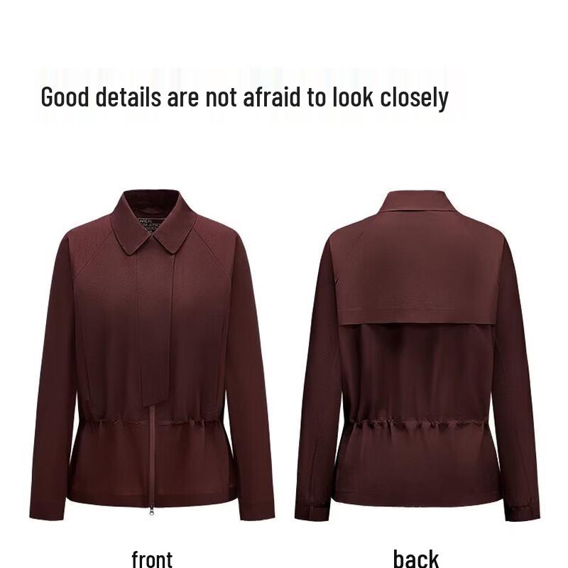 BOSIDENG Women's Short Textured Breathable Jacket