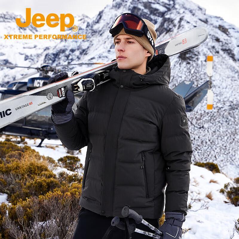 JEEP Men s Thick Down Jacket L