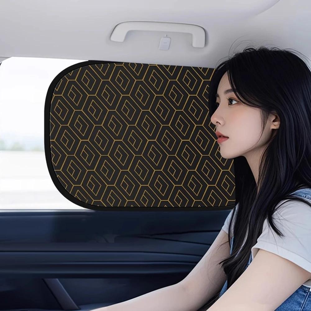 Electrostatic Curtain for Car Side Window Sun Protection Cover Foldable Car Sun Shade 99.9% UV Ray Blocking Window Heat Blocking