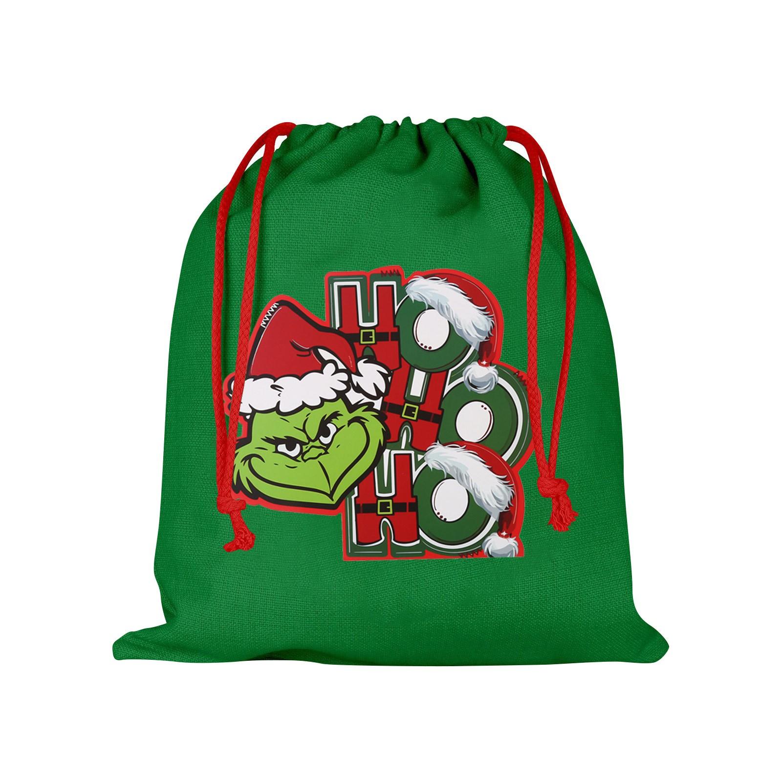 

Праздничный подарочный пакет на шнурке с мультяшным зеленым принтом, подарочный подарок, мешок для конфет, детский праздничный мешок для закусок, подарочный пакет, подарок One Size