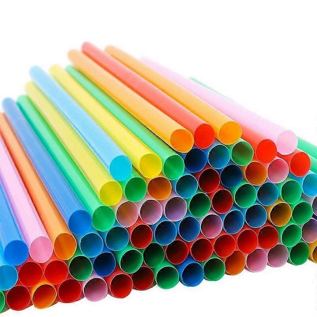 10.3-inch Multi-colored Extended and Widened Thick Straw (for Smoothies) Colored 300PCS