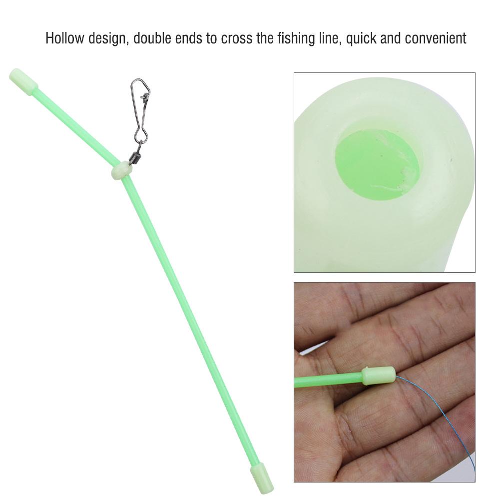 5PCS Durable Small Style PVC Fishing Tube Balance Connector Fisher Tackle Accessory 15cm