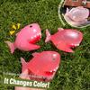 Decompression Design Color Changing Shark Toy Sunlight Sensitive Fidget Shark Toy  For Children