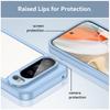 For Google Pixel 10 Pro XL Back Cover WANLONFENG XC Series TPU Acrylic Phone Case with Tempered Glass Film