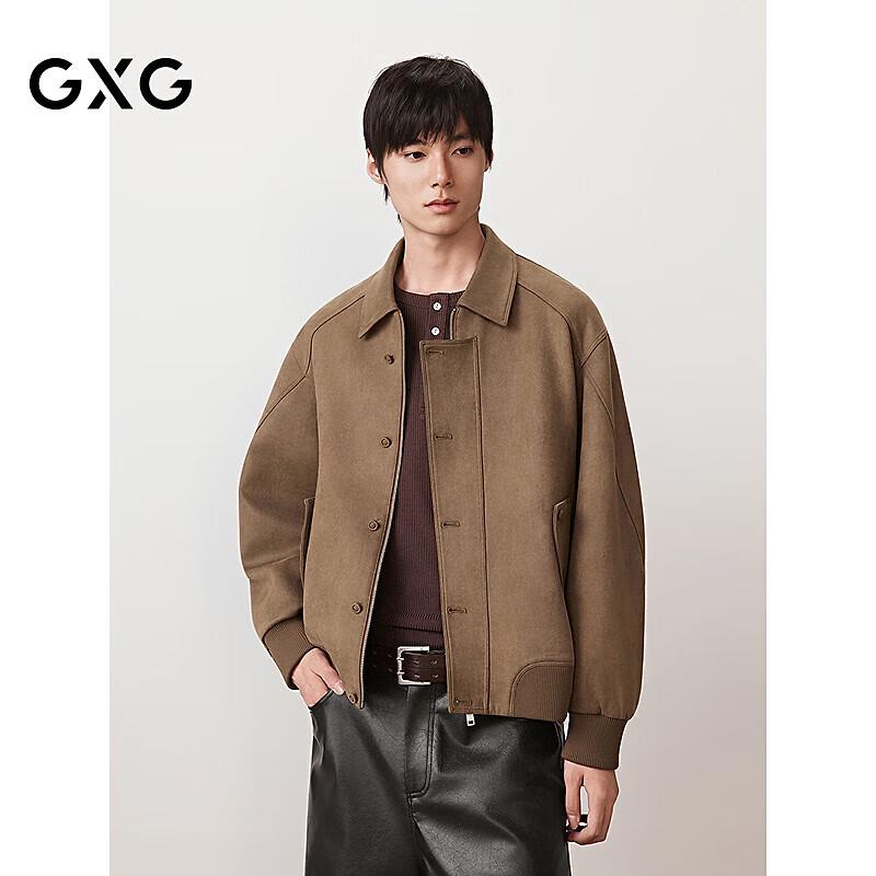 

GXG Men s Twilled Suede Lapel Jacket