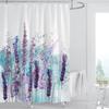 Multicolor Desert Cactus Shower Curtain Southwest Plants Tropical Style Bathroom Decorative Shower Curtain with 12 Hooks