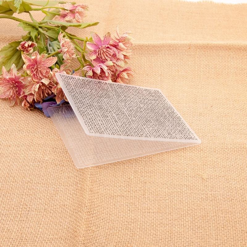 Textured Embossing Folder Paper Craft Decorative Embossing Stencils Textured Scrapbooking Templates for Card Making
