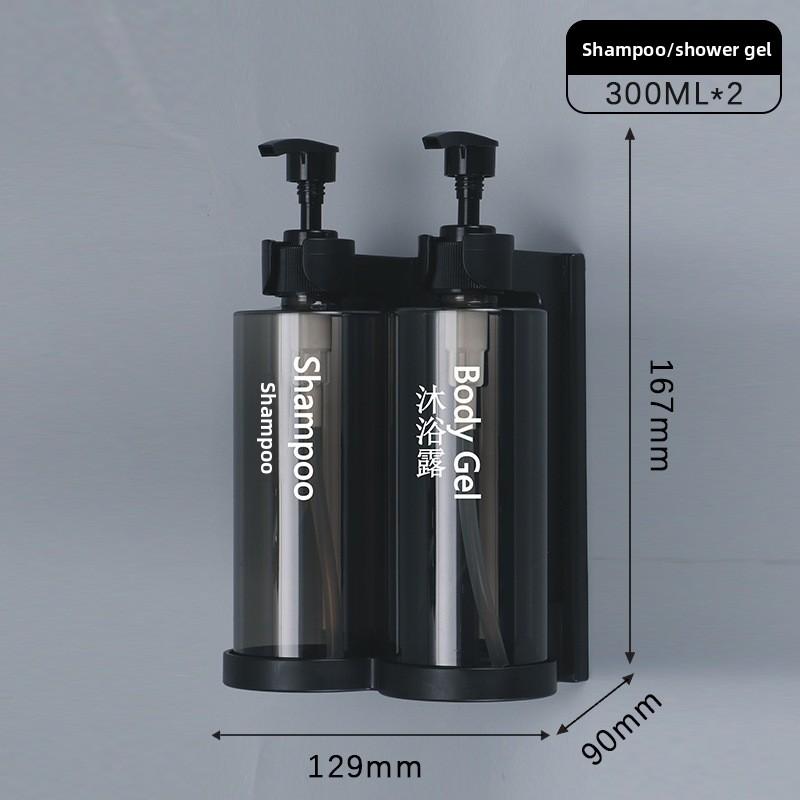 Wall - Mounted Shampoo & Body Gel Dispenser Set Shampoo Conditioner Soap Dispenser for Bathroom & Hotel,ABS Bathroom Accessories