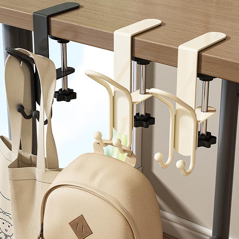 Portable Schoolbag Hook Student Desk Bag Artifact Detachable Mobile Phone Handbag Holder Multifunctional Table Hook