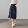 SOFSIL Women's Textured High-Waist Slit Midi Skirt