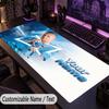 Large Mouse PadErling Haaland Custom Name Text Personalized Desk Mat Non Slip Gaming Pad