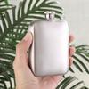 304 Stainless Steel 6oz Wine Flagon Rectangular with Funnel Pocket Hip Flask Unbreakable Fall-resistant Drinking Pot Camping