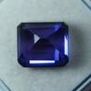 Natural Purple Tanzanite Loose Gemstone 10.80 Ct Emerald Cut for Jewelry Making and Gem Collections