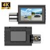 4K Dual Dash Cam with Mobile Phone Link & Parking Monitor