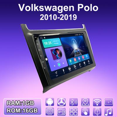 Ραδιόφωνο Αυτοκινήτου Android 2 DIN Για Volkswagen Polo 2010-2019 Multimedia Player Μονάδα Κεφαλής Στερεοφωνικό GPS Πλοήγηση WIFI 1+16GB