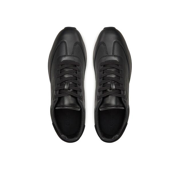 Men's Sneakers Calvin Klein Low Top Lace Up Tmbl Lth Hm0hm01804 Black