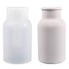 Vase Epoxy Resin Mold Handmade Silicone 4 Shapes Easy Release DIY Flower Pot Ornament Cement Gypsum Mould Home Supplies