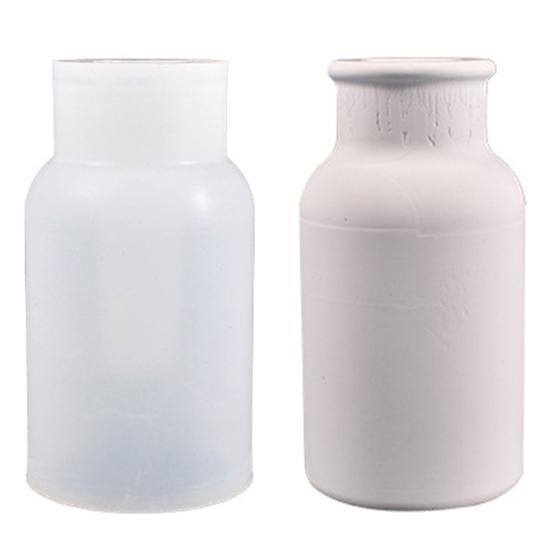 Vase Epoxy Resin Mold Handmade Silicone 4 Shapes Easy Release DIY Flower Pot Ornament Cement Gypsum Mould Home Supplies
