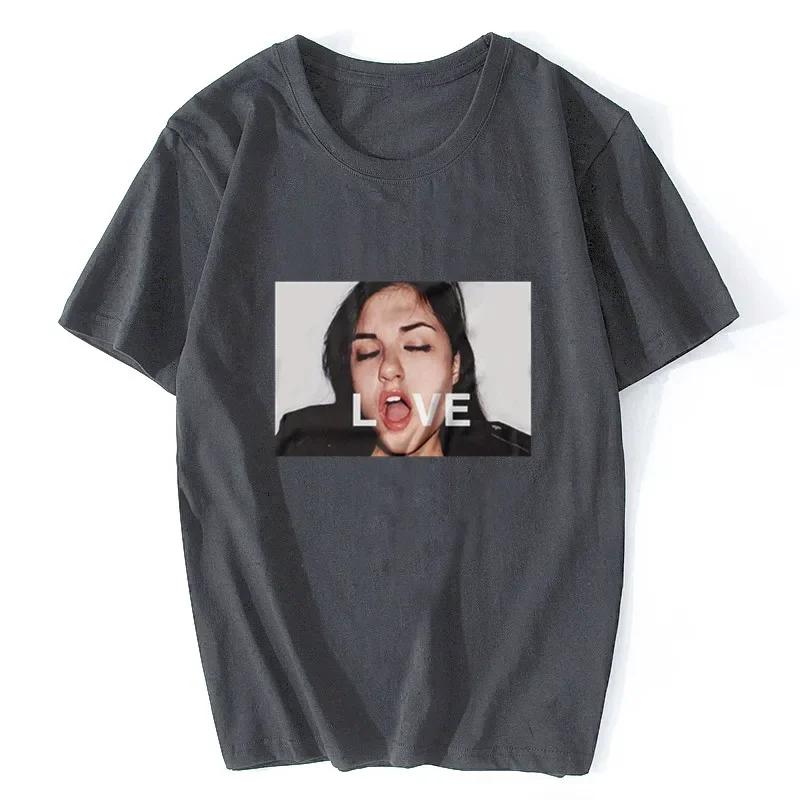 Men Women Short Sleeve Cotton T-Shirt Sasha Love Top Hot Sale New Fashion Brand O-Neck Oversize Style Funny T Shirt Casual Tops