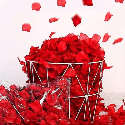 2000-6000pcs Fake Rose Petals Romantic Night Wedding Flower Decoration Party Event Shooting Tool for Couples DIY Handmade Gifts