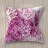 Square Polyester Cushion Cover Living Room Home Decor Throw Pillow  Rustic Rose Printed  Case