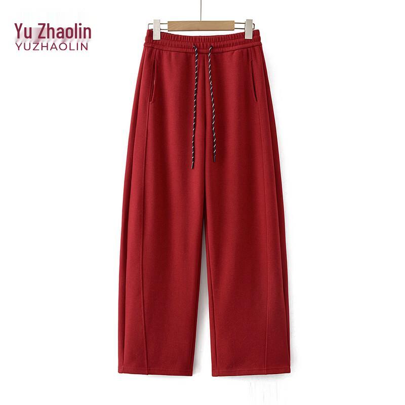 

Женские модные брюки YUZHAOLIN с кулиской и широкими штанинами 4XL