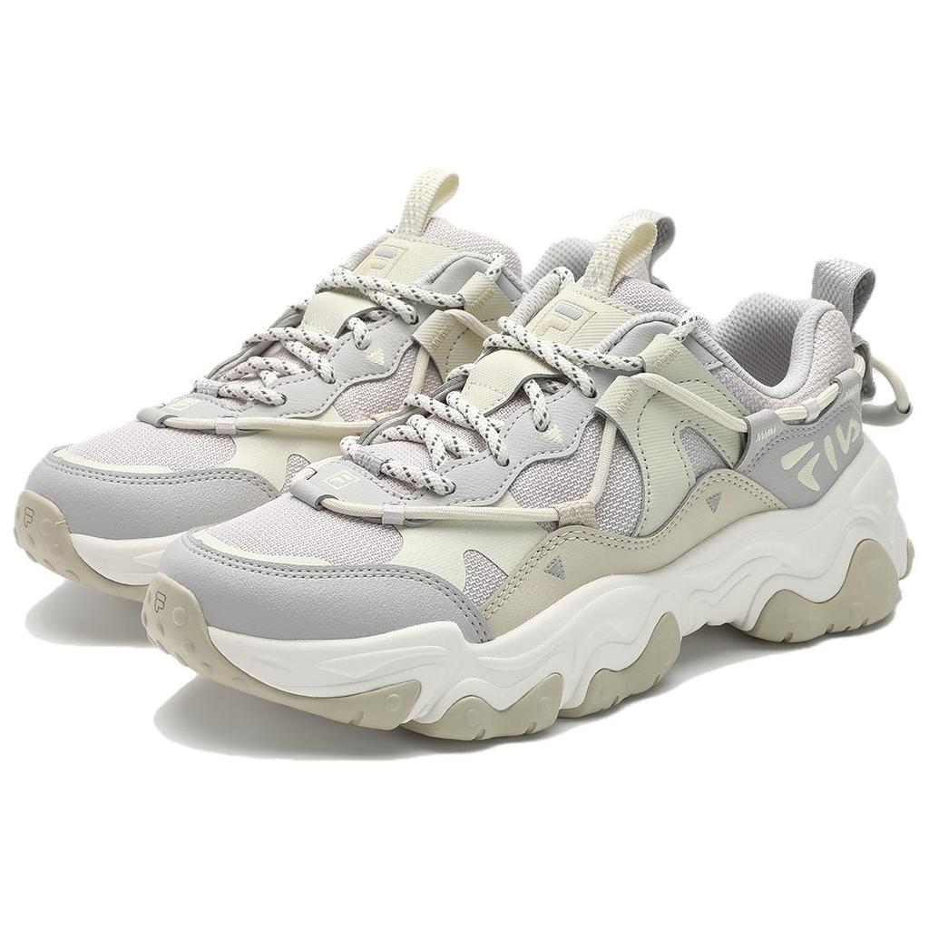 FILA Fluid 5 Cat Paw Simple Comfortable Non-Slip Wear-Resistant Low-Top Dad Shoes Women sneaker Gray F12W412105FLV