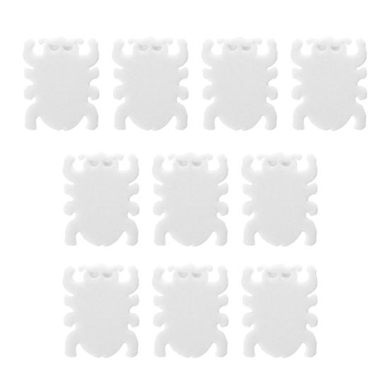 10Pcs Pool Sponges Oil Absorber Pool Scum Sponge Floating Grease Remover Sponge for Swimming Pool Hot Tub Spa Removes Scum Dirt Grease