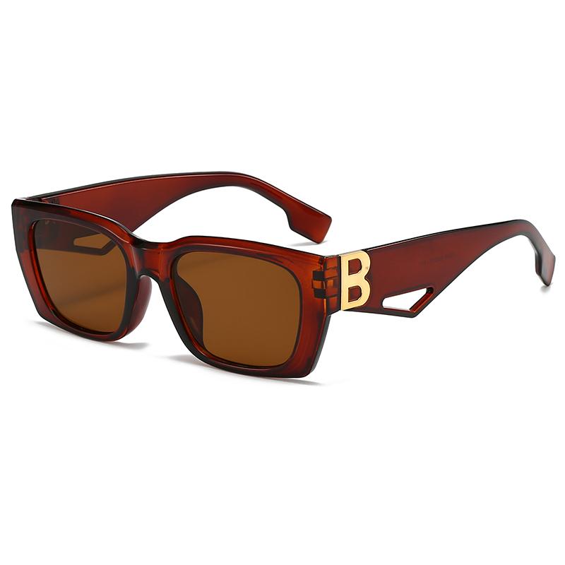 New Letter B Accessories Square Sunglasses Personality Sunglasses Fashion Trend Hollow Sunglasses MN5549