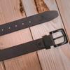 Top Grain Genuine Leather Handmade | Cowboy Belt for Men | 46 Inches Length | Adjustable Size Fits Waist 28-40 Inches