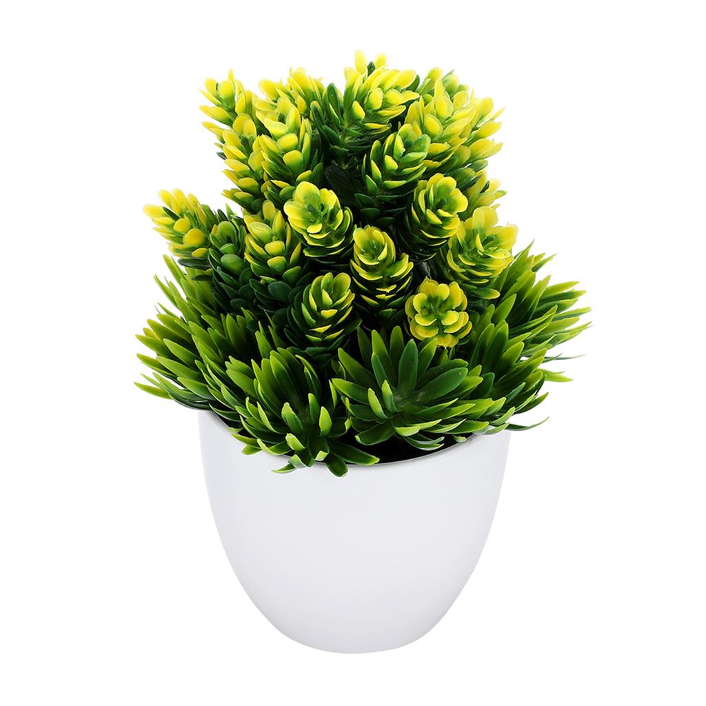 Artificial Bonsai Fake Flower Potted Plant Decor