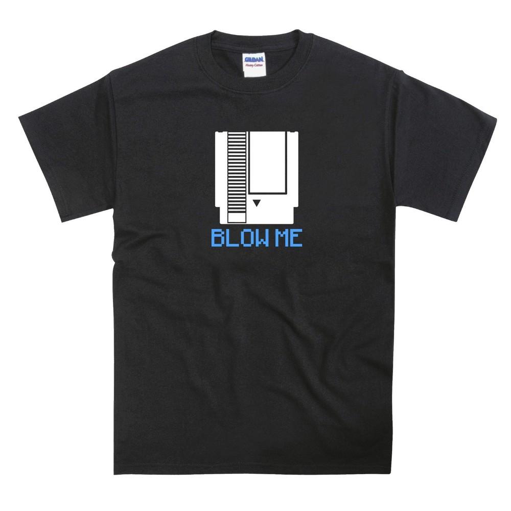 Blow Me NES Console Inspired Game Cartridge T-Shirt 4XL