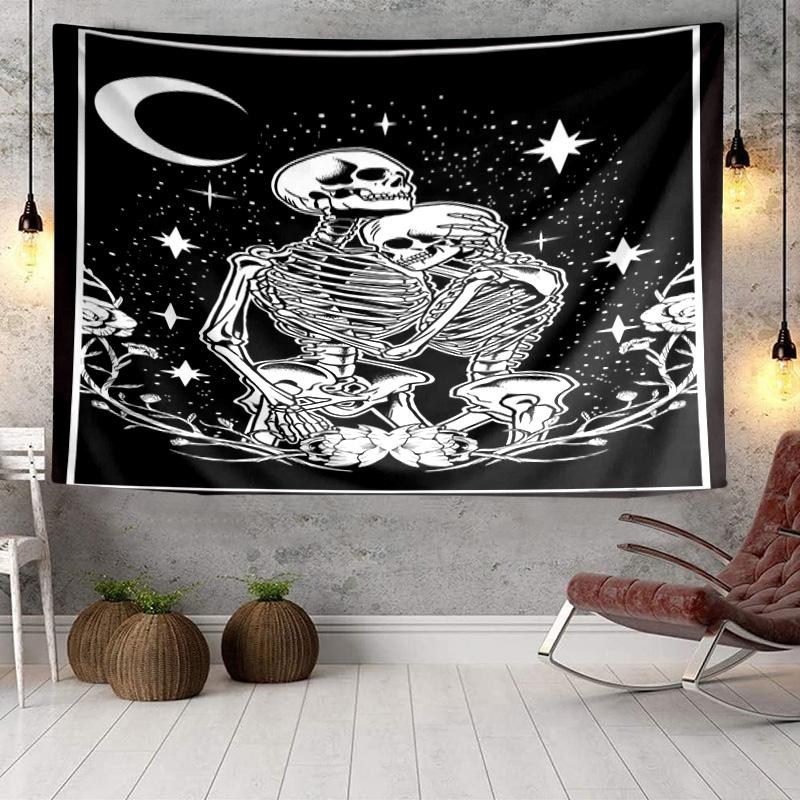 Day Of The Dead Celebration Tapestry Room Decoration Wall Hanging for Living Room Bedroom, dormitory, Birthday and Christmas gifts