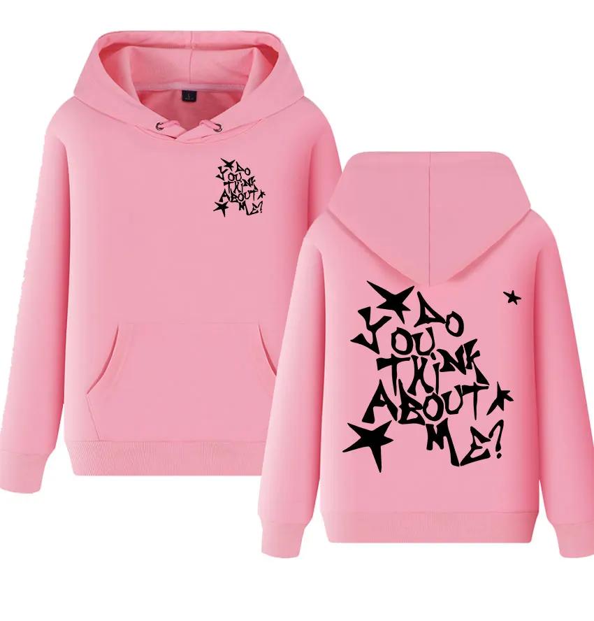 Rapper NSQK DO YOU THINK ABOUT ME Tour 2025 New Album Hoodies Men Fashion High Quality Sweatshirt Unisex Hot Sale Hoody Pullover