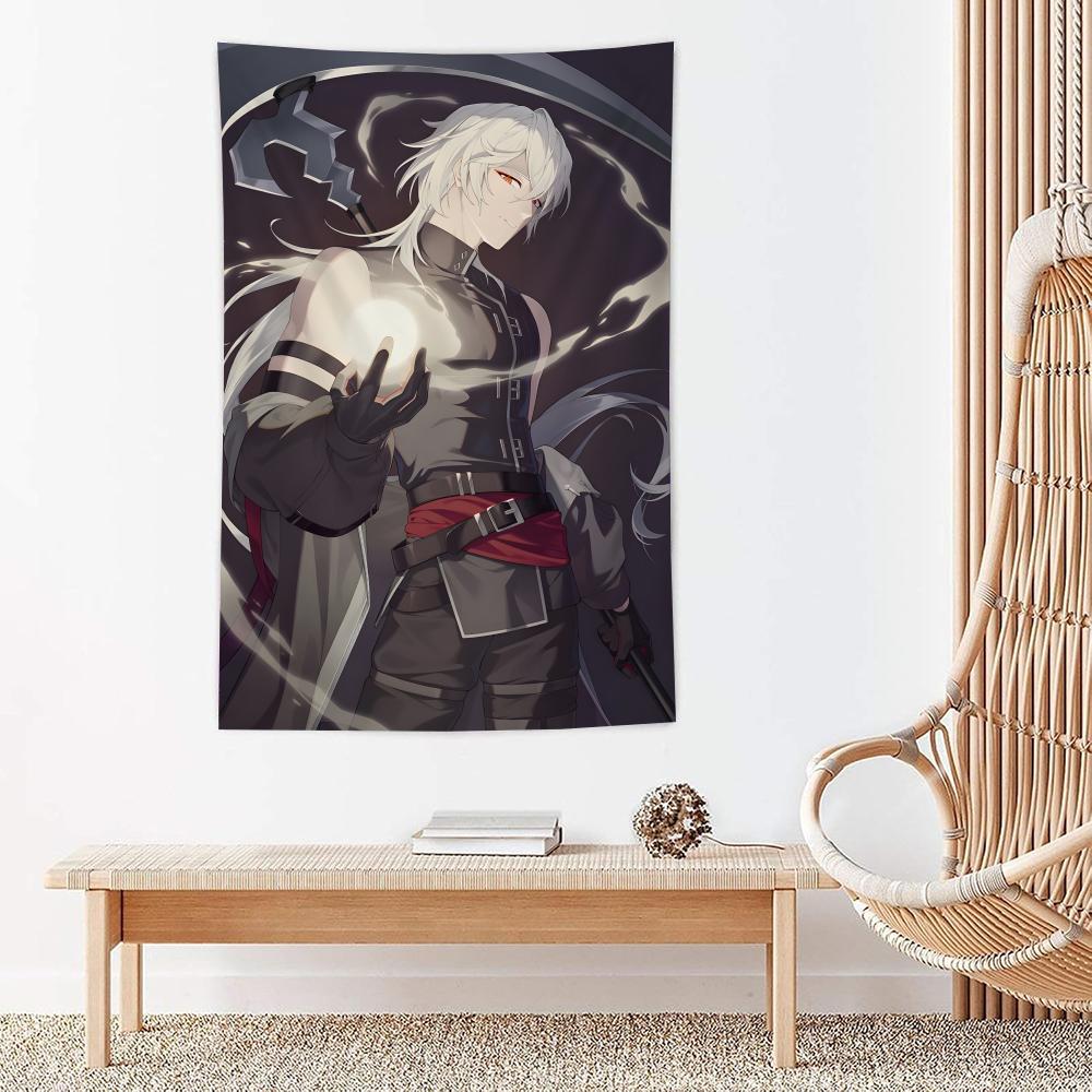 Game A DDate With Death Tapestry For Bedroom Living Room Outdoor Wall Decor Simple Stylish Art Piece Vertical Design