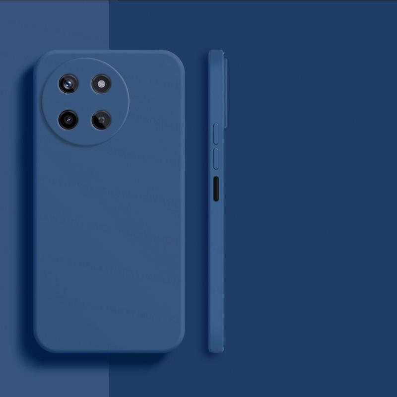 

Для Realme 11 4G Чехол Realme 11 4G Чехол Shell Оригинальный TPU Противоударный Жидкий Силиконовый Защитный Чехол Для Телефона Realme 11 4G Realme 11 4G синий
