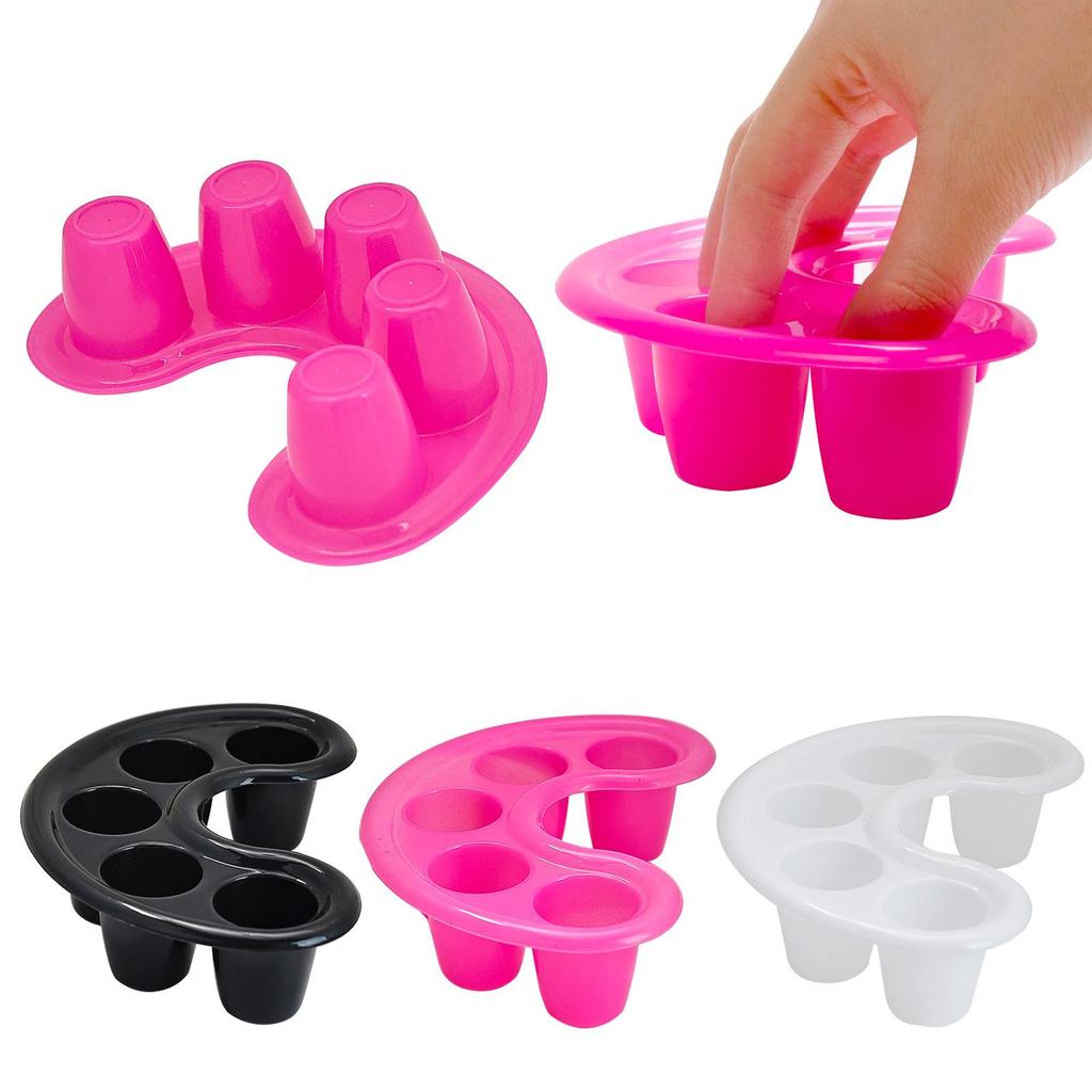 Nail Art Kit: Double-Layer Soak Bowl & Cuticle Softener in Random Colors