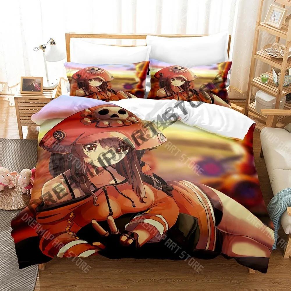 3D Print GUILTY GEAR May Bridget Bedding Set Single Twin Full Queen King Size Bed Set Adult Kid Bedroom Duvetcover Sets